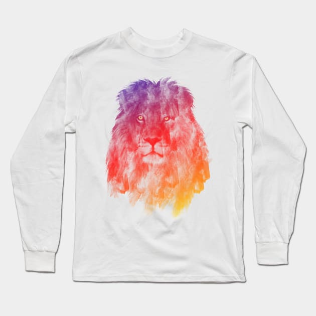 Hot Lion Long Sleeve T-Shirt by ruifaria